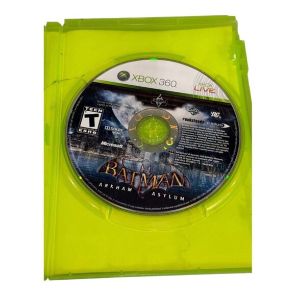 Batman Arkham Asylum Xbox 360 Video Game Complete Tested Rocksteady DC Comics T - Picture 8 of 10